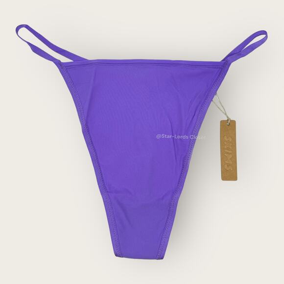 SKIMS Underwear Bundle | 2X Plus Size | T String Thong Violet Pink Neon Bright - Picture 2 of 7